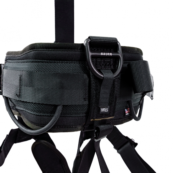 352B Padded Lightweight Assault Full Body Harness with read waist
